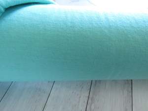43cm Pullton Turquoise 100% merino jersey knit 165g 150cm