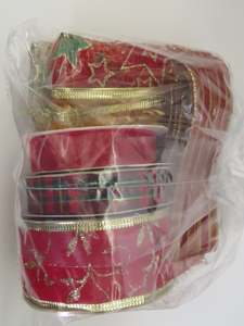 Christmas ribbon pack- 7 ribbons- various lengths