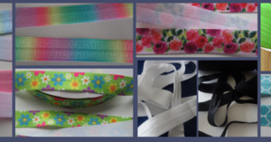 Sewing Supplies 1: Black Friday 10m for $10- UP TO 50% off selected 25mm, 20mm, 15mm wide printed  and plain colour fold over elastics- see listing for prints and colours