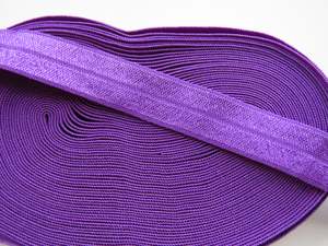 8.8m 15mm wide Purple Fold over elastic foldover FOE 15mm