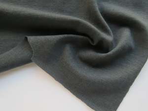 Merino Blend Fabrics: 1.5m Chilcott Charcoal grey 82% Merino, 13% nylon 5% elastane 155g  jersey knit- Extra wide 180cm