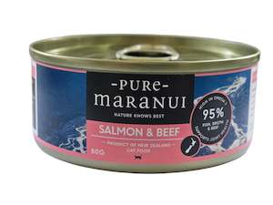 All: Pure Maranui Salmon & Beef cat food