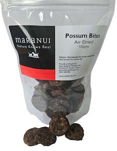Air Dried Possum Bites 100gm