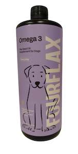 Fourflax Canine Omega 3 Flaxseed Oil 500ml and 1lt