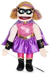 Top Picks: Suzie Superhero large 64 cm Hand Puppet (code 29)
