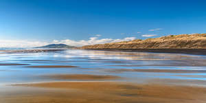 Waikato: Kawhia - Hot Water Beach Panorama