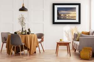 Tongaporutu - The Three Sisters at Sunset