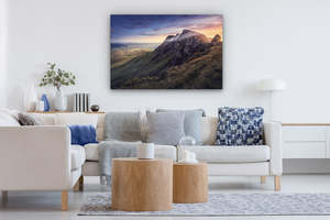 Hawkes Bay: Havelock North - Setting Sun at Te Mata Peak