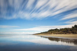 Waikuku Beach - A Long Time Passing | Ex-display Canvas Print