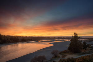 Waimakariri Gorge - River at Sunrise | Gift Print
