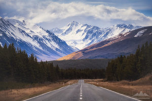 Mount Hutt - Road to the Mountains | Gift Print