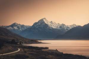Mountains: Aoraki Mount Cook - Orange Dawn | Gift Print