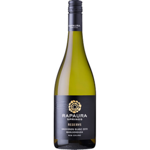 Sauvignon Blanc: RAPAURA SPRINGS  Reserve Sauvignon Blanc 2023