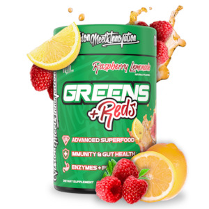 Super Green Superfoods: ALL NATURAL GREENS + REDS SUPERFOODS