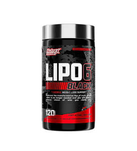 Fat Burners: Nutrex Lipo-6 Black Weight Loss Support