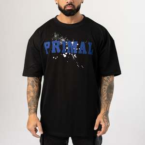 DISTRESS PRINT OVERSIZE TEE