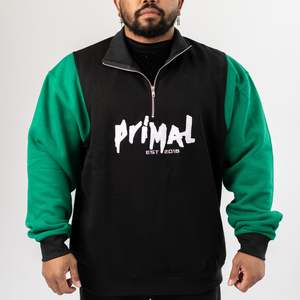 PRIMAL HALF ZIPPED SWEATSHIRT