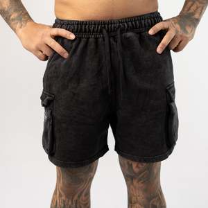 Stone Washed Shorts