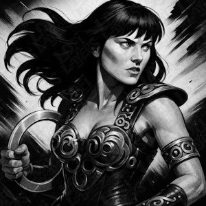 Frontpage: Xena – Warrior Princess of Legend HueForge
