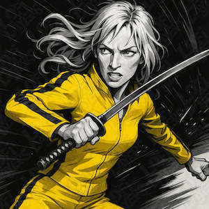 Kill Bill Beatrix Kiddo HueForge