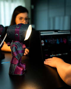 Household Art: Mecha Dude - Table/Desk Lamp