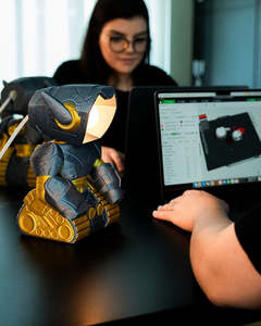 Household Art: Mecha Robot - Table/Desk Lamp