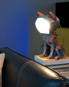 Household Art: Mecha Dog - Table/Desk Lamp
