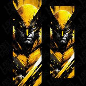 Marvel Comics Wolverine Legacy HueForge Bookmark Set