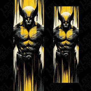 Marvel Comics Wolverine X HueForge Bookmark Set