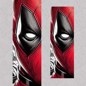 Marvel Comics Deadpool Up-Close HueForge Bookmark Set