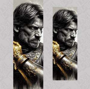 Hueforge Bookmarks: Game of Thrones Jaime Lannister HueForge Bookmark Set