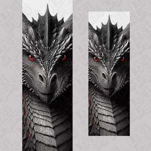 Hueforge Bookmarks: Game of Thrones Dragon HueForge Bookmark Set