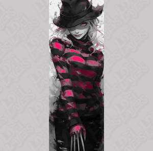 Hueforge Bookmarks: Barbie as Freddy HueForge Bookmark Set