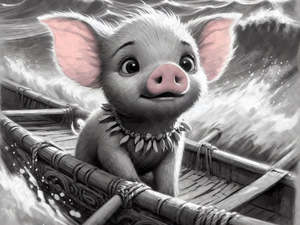 Disney Prints: Disney Pua From Moana HueForge