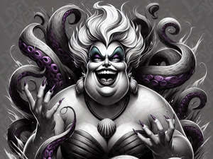 Disney Prints: Disney Little Mermaid Ursula HueForge