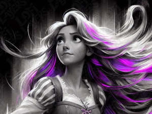Disney Prints: Disney Rapunzel HueForge