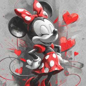 Disney Prints: Disney Minnie Mouse ShadowForge
