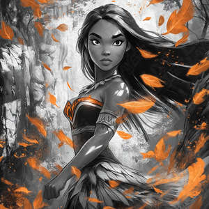 Disney Prints: Disney Pocahontas HueForge