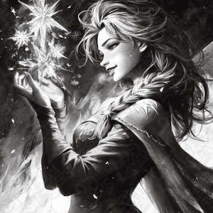 Disney Elsa from Frozen HueForge