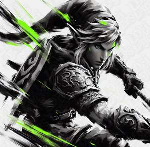 Gaming Prints: The Legend of Zelda Link HueForge