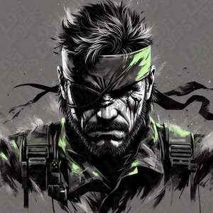 Gaming Prints: Metal Gear Solid Snake HueForge
