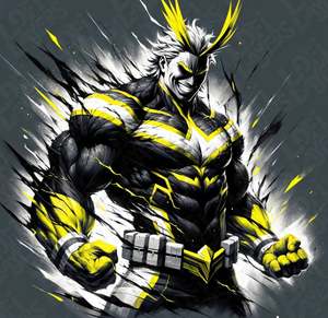 My Hero Academia Toshinori "All Might" Yagi HueForge