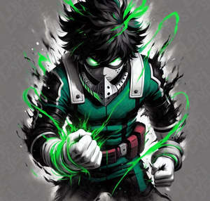 Anime Prints: My Hero Academia Izuku "Deku" Midoriya HueForge