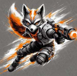 Star Fox Fox McCloud HueForge
