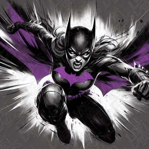 Dc Comic Prints: DC Comics Batgirl HueForge