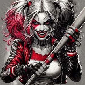 DC Comics Harley Quinn HueForge
