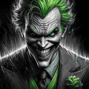 Dc Comic Prints: DC Comics The Joker HueForge
