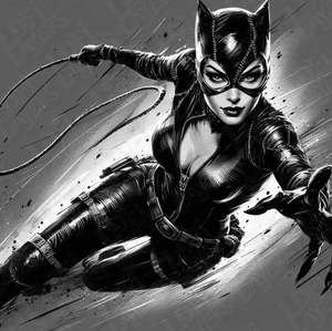 Dc Comic Prints: DC Comics Catwoman HueForge