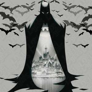 DC Comics Batman Comic Cover HueForge