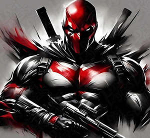 Dc Comic Prints: DC Comics Red Hood HueForge